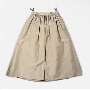 Vintage Yessica Khaki Midi Skirt